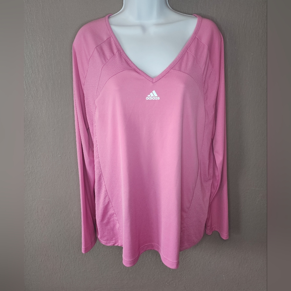 Adidas Vintage Light Pink Long Sleeve Climacool Clima364